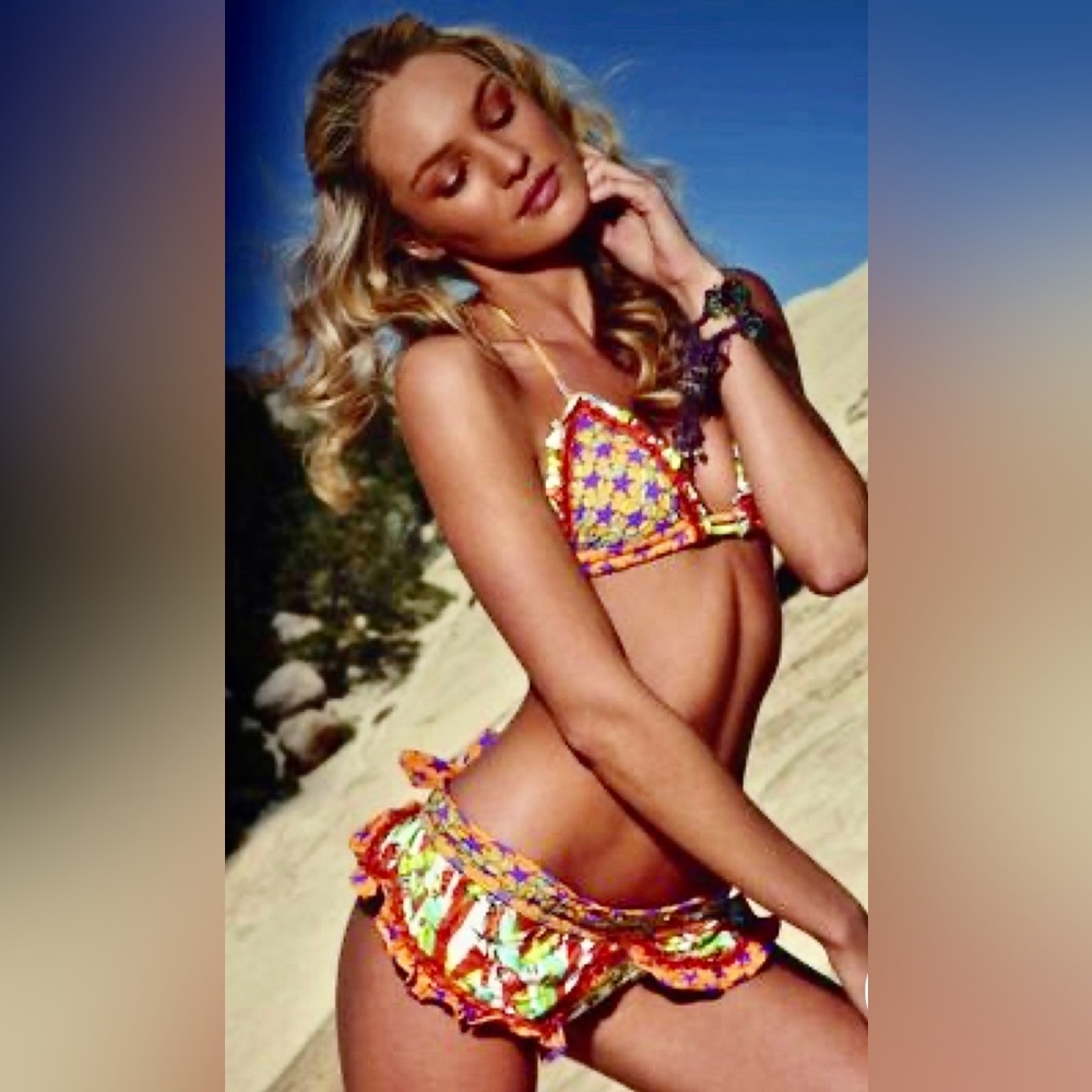 The Infamous Aqua Bendita Avant-Garde Bikini, Pristine Condition worn 1 time!